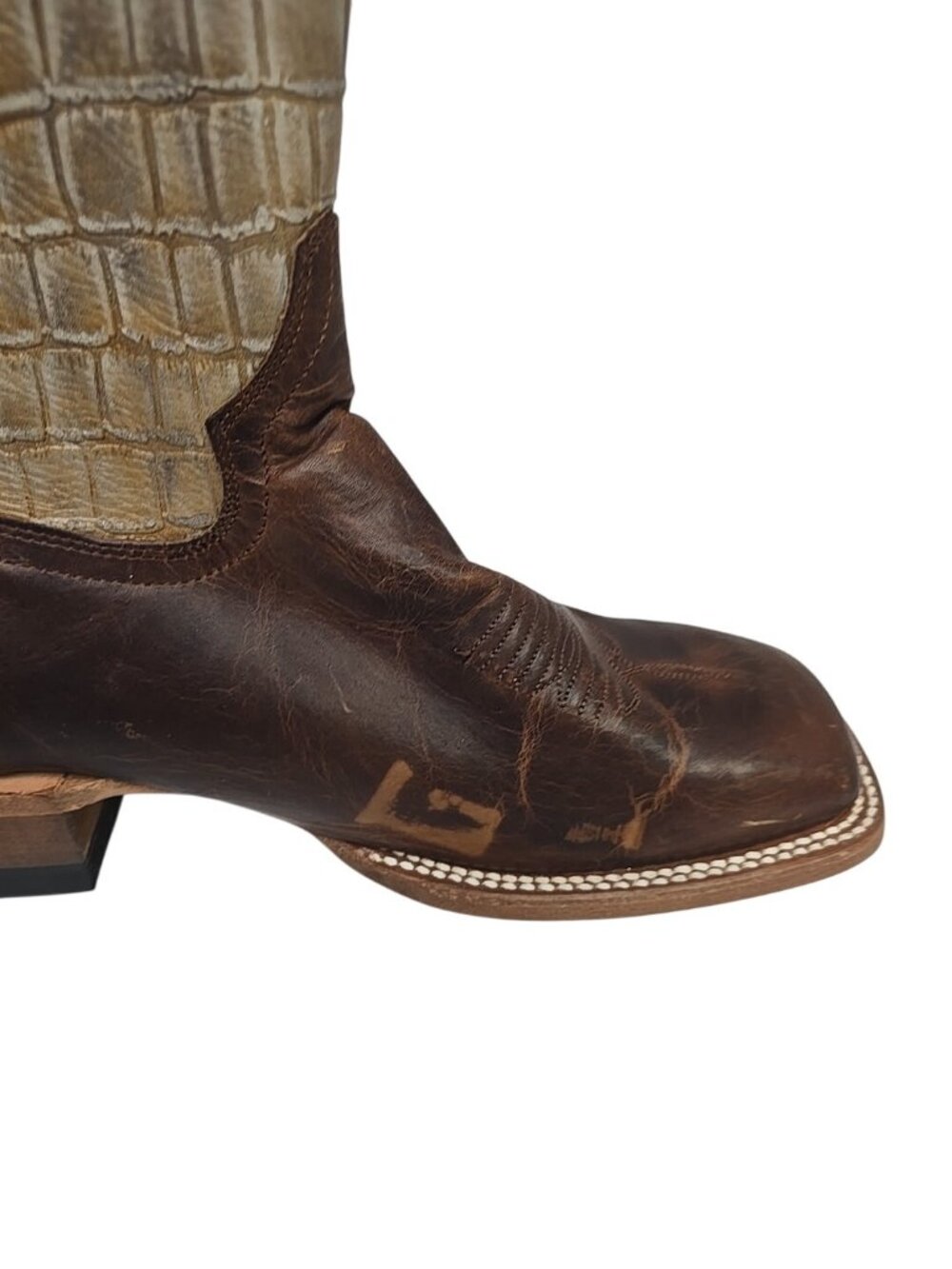 Shyanne Women's Wilder Western Boot Wide Square Toe -Bbshysp20p6-2 Brown 8.5M - Picture 7 of 8